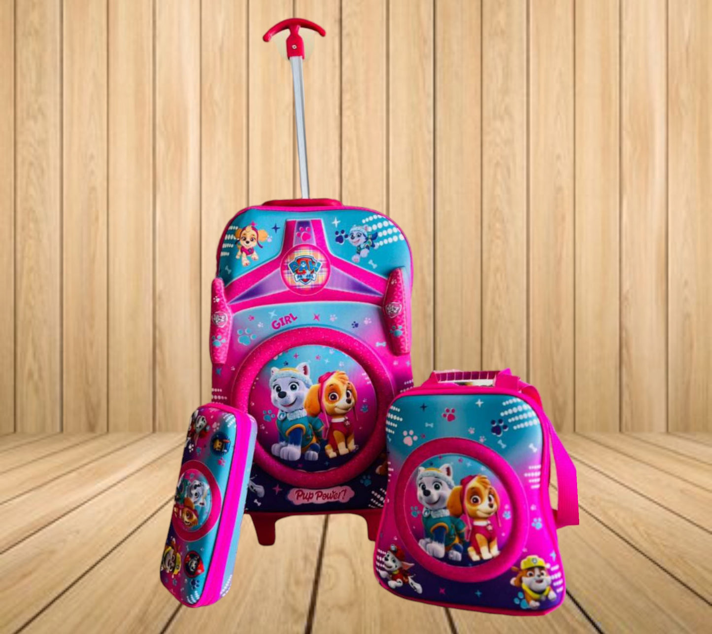 Combo Escolar de Mochila con Ruedas + Accesorios