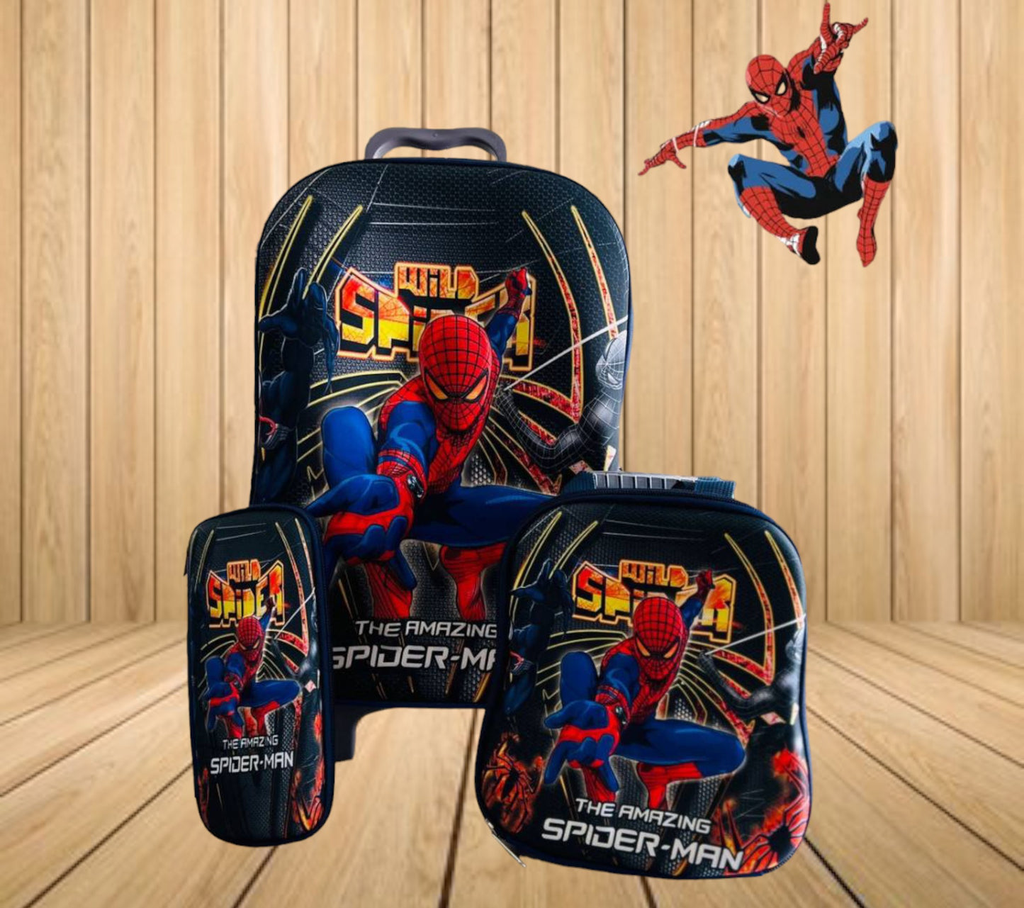 Combo Escolar de Mochila con Ruedas + Accesorios