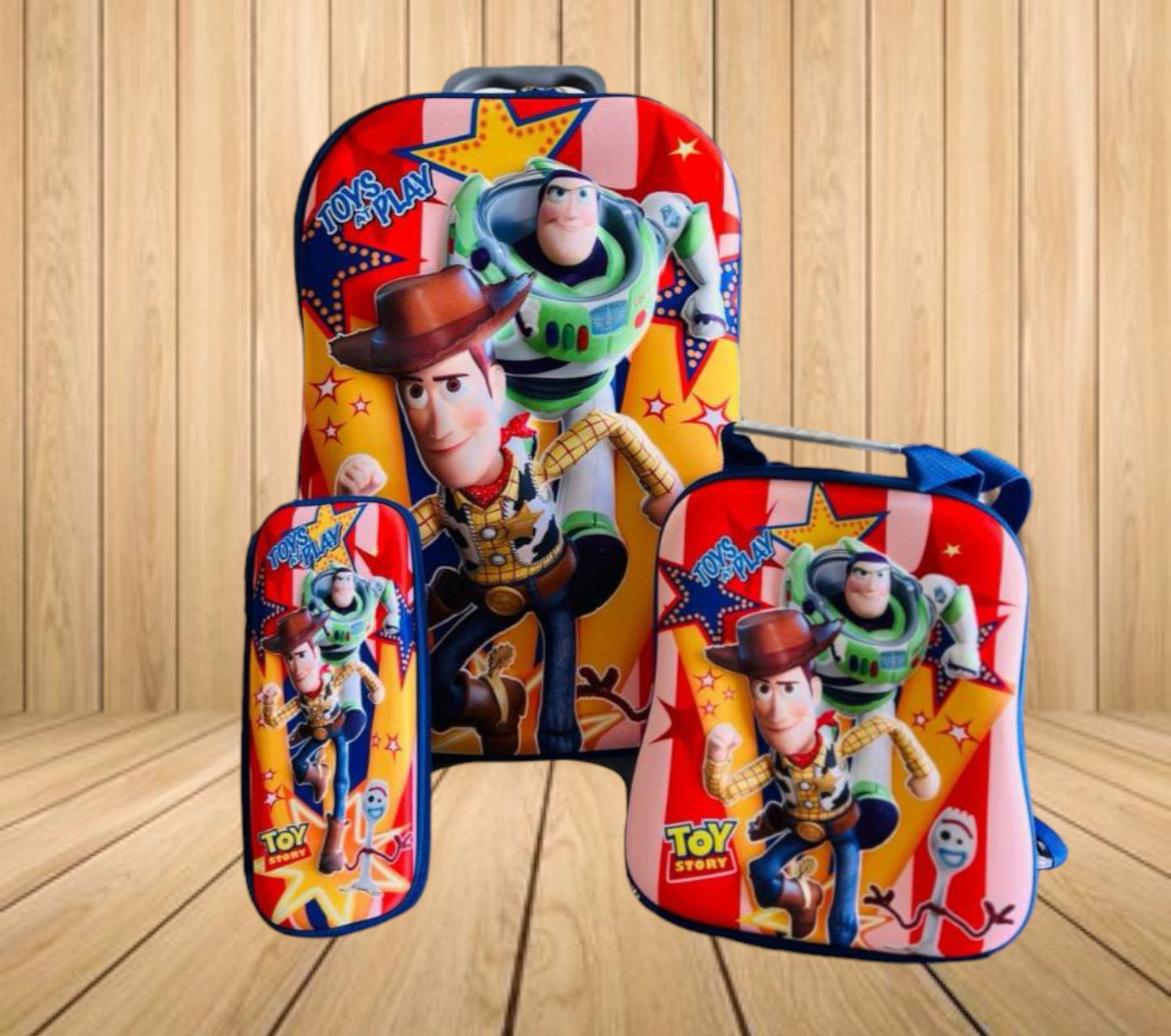 Combo Escolar de Mochila con Ruedas + Accesorios