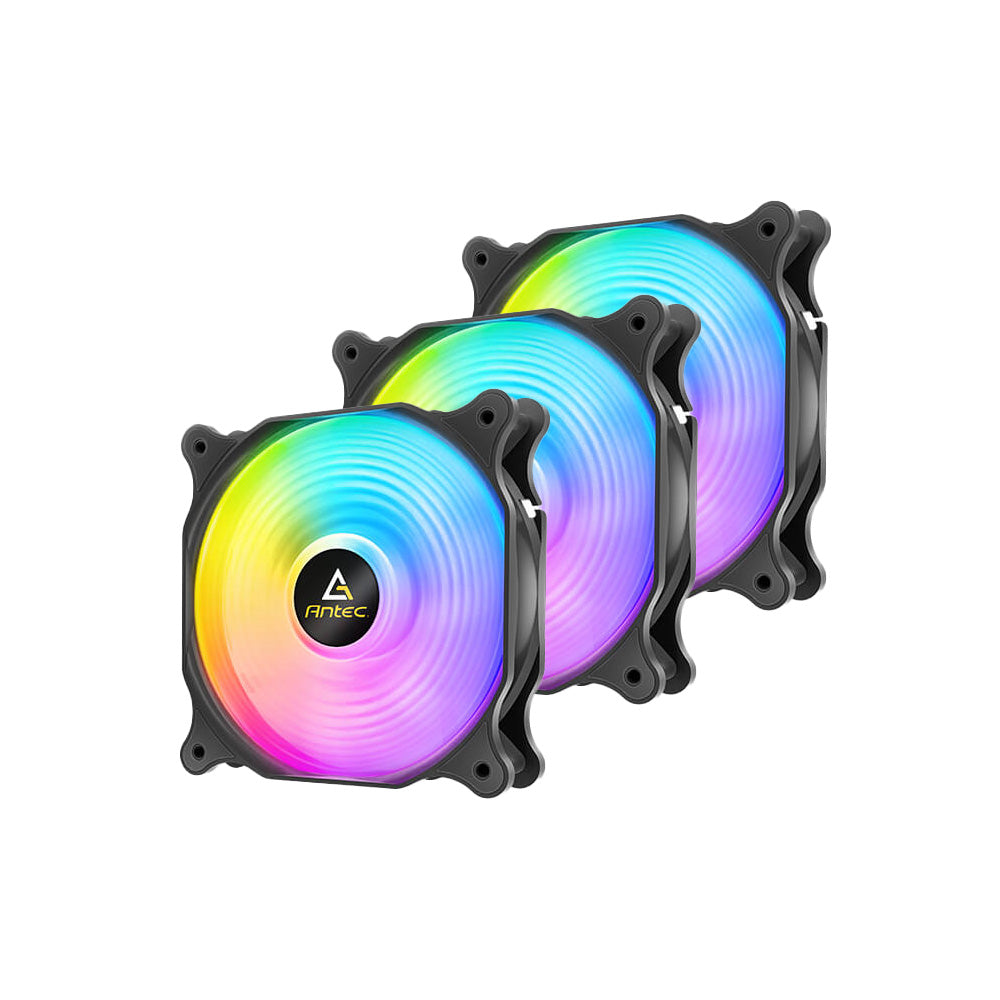 VENTILADOR ANTEC/F12 RACING ARGB PACK X3 120MM PWM CASE FAN