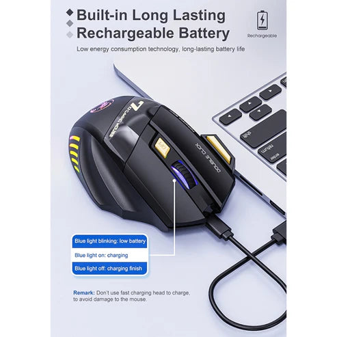 MOUSE GAMER INALAMBRICO IMICE GW X7 GAMING