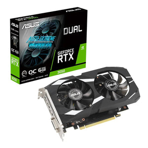 ASUS Dual GeForce RTX 3050 OC 6GB GDDR6 96-bit | Gaming, HDMI, DP, PCIe 4.0