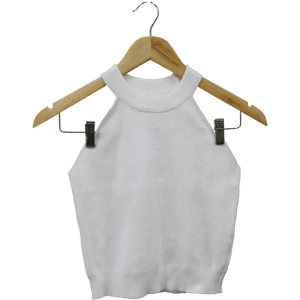 BLUSA SIN MANGAS HJKK BLANCA TALLA G