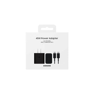 CARGADOR DE PARED SAMSUNG EP-T4511XBE 45W USB-C NEGRO-CABLE