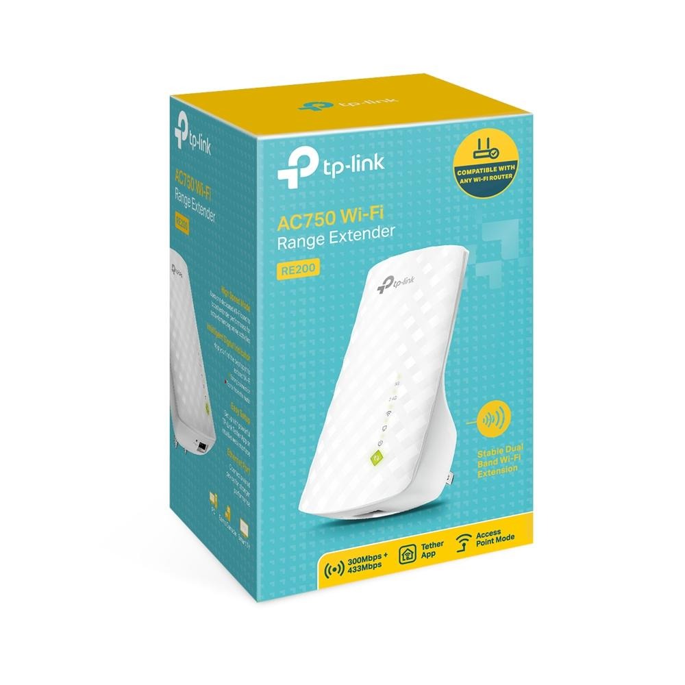 Extensor de Rango TP-Link RE200 AC750 Interior