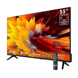 RCA Smart TV 55" 4K UHD | Google TV | Dolby Atmos | Frameless | Chromecast Built-in