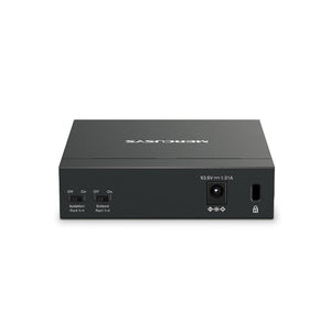 SWITCHES MERCUSYS MS105GP / 5 PUERTOS GIGABIT /4 POE /CARCASA DE METAL