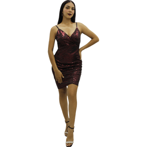 VESTIDO DE LENTEJUELAS