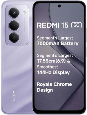 Xiaomi Redmi 15 6GB RAM 128GB | Pantalla 6.9" 144Hz · Batería 7000mAh · Guayaquil