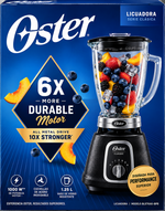 Licuadora Oster de Vidrio 1.5 L 1000 W Negra