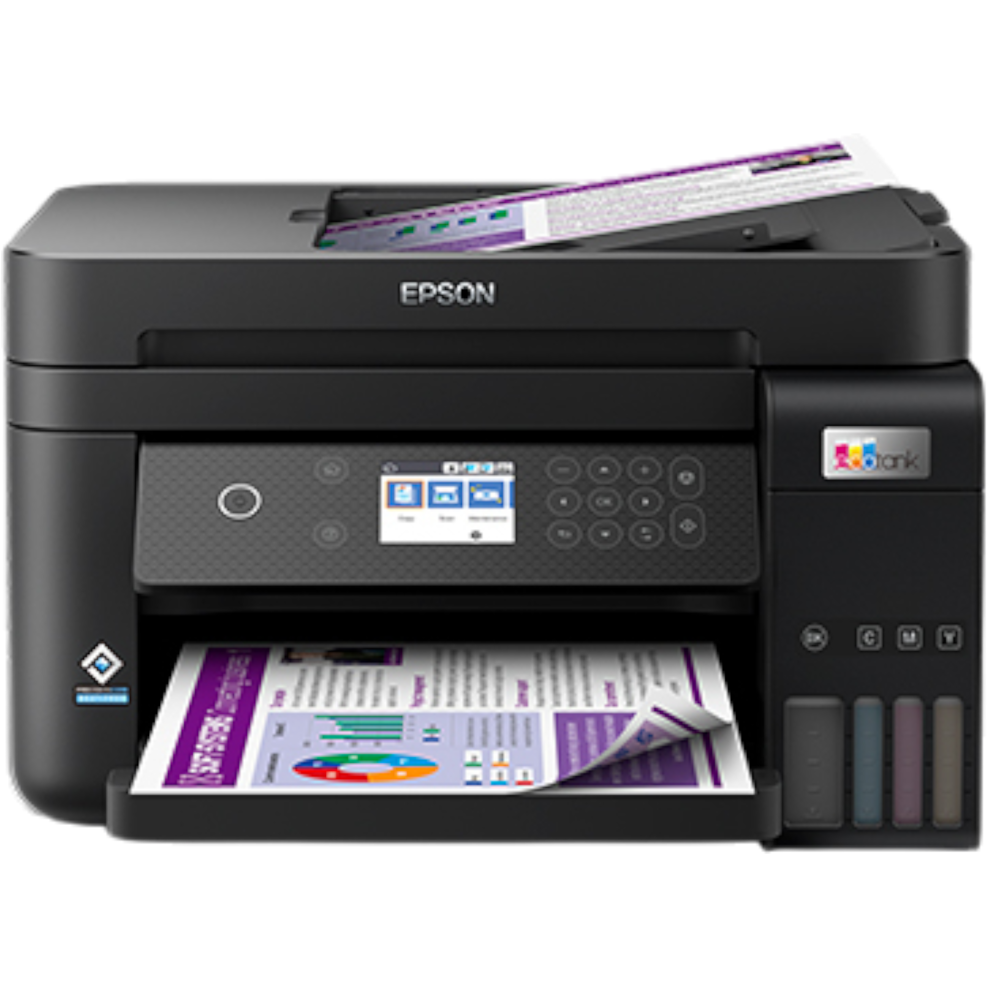 EPSON L6270 MULTIFUNCTION PRINTER/WIFI/ ETHERNET/ WIRELESS/ADF/ DUPLEX T504 C11CG20301