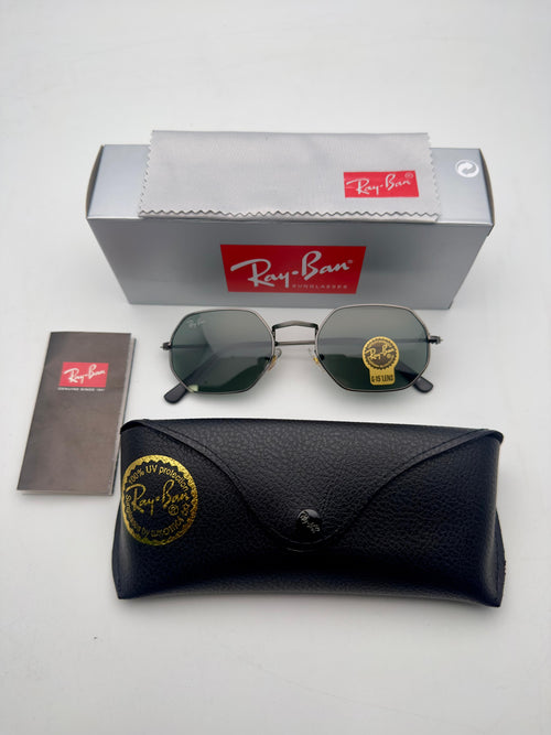 Rayban Octagonal+Estuche Tipo Original