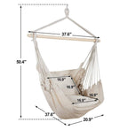 Hamaca con Almohadas – Relájate en casa o jardín con estilo y comodidad total 🌿