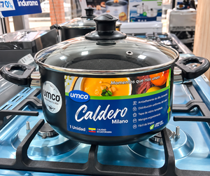 Caldero Milano Umco de 20 cm Negro