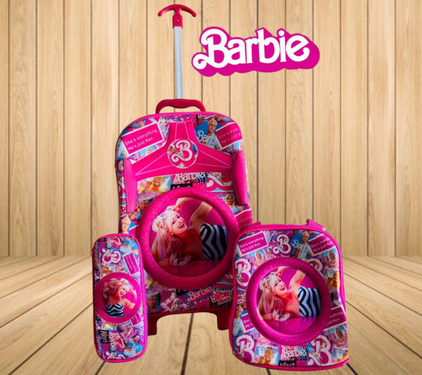 Combo Escolar de Mochila con Ruedas + Accesorios