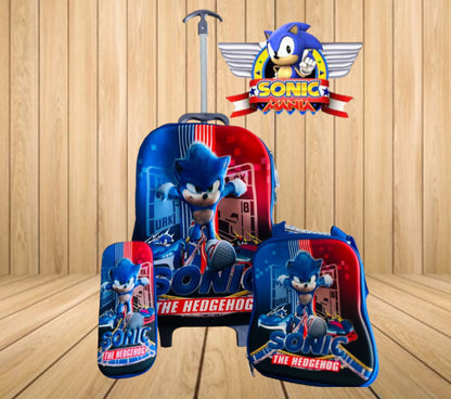 Combo Escolar de Mochila con Ruedas + Accesorios