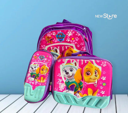 Mochila Escolar 3 Piezas
