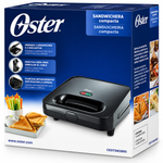 Sanduchera Oster de 2 Panes 750 W Negra