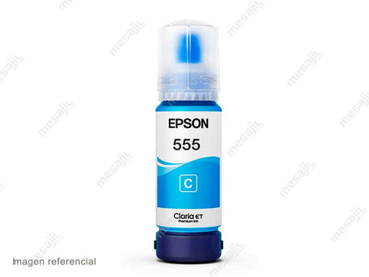 Botella Epson T555 Cyan