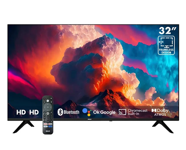 Televisor RCA 32HDRC 32" LED HD Google TV | Bluetooth · Chromecast · Wi-Fi · Guayaquil