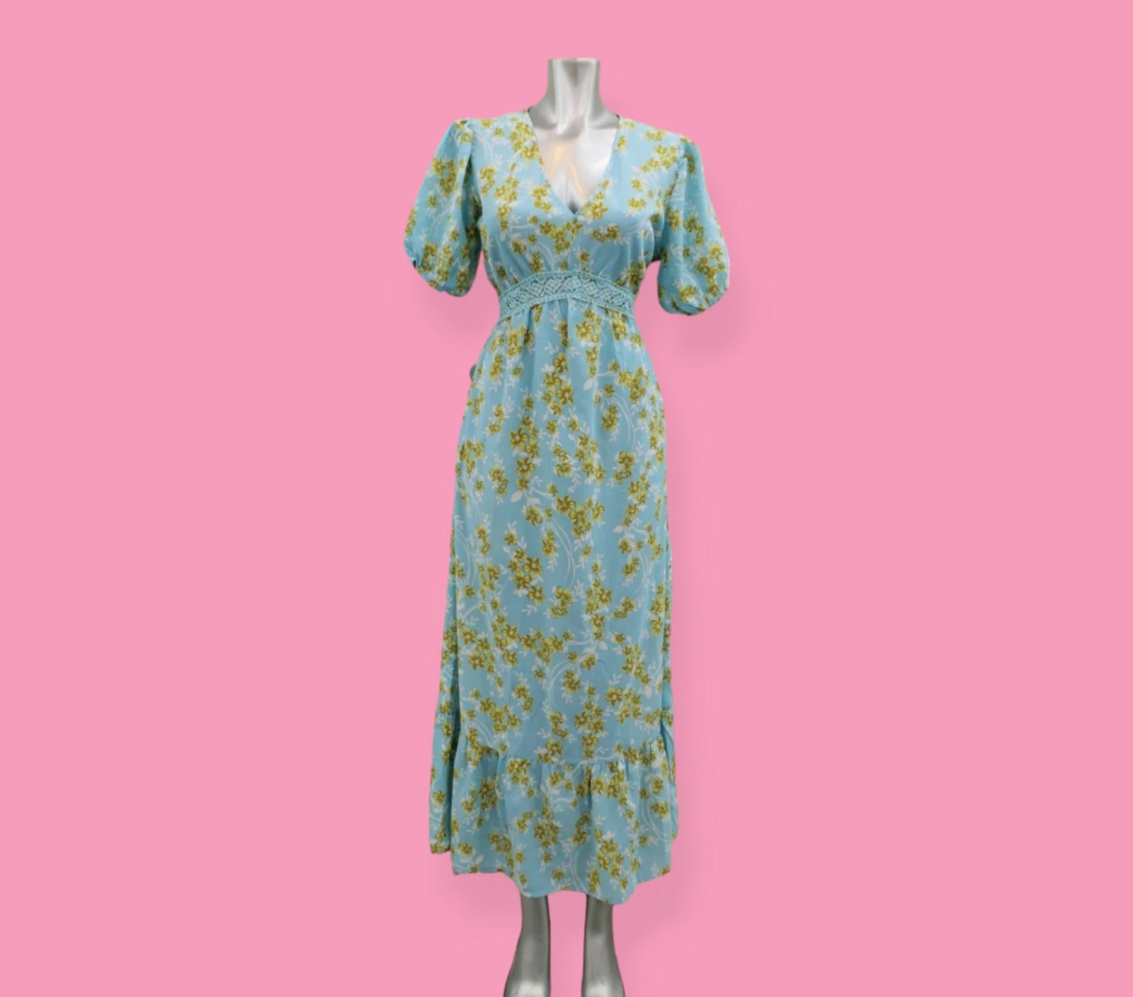 Vestido Niuniu Studio 5363 Floreeado