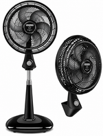 Ventilador Samurai Silence Force 18 pulgadas 2 en 1 80W Negro
