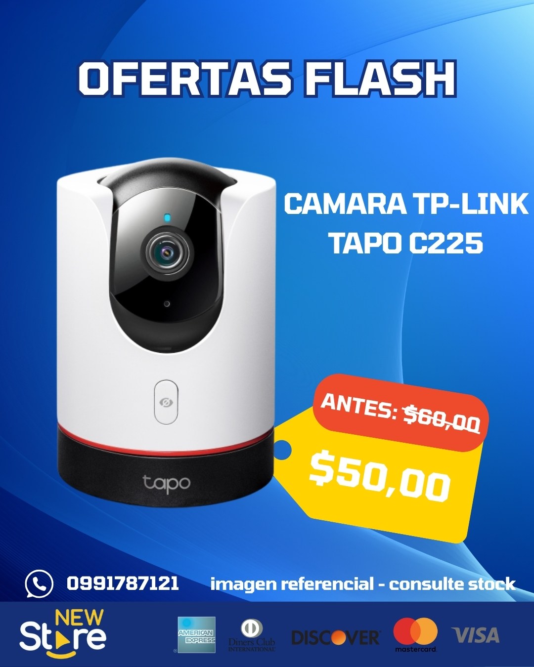 CAMARA TP-LINK TAPO C225 S1/2K / INTERIOR/360° /AUDIO BI /512 GB/DETECCION DE IA