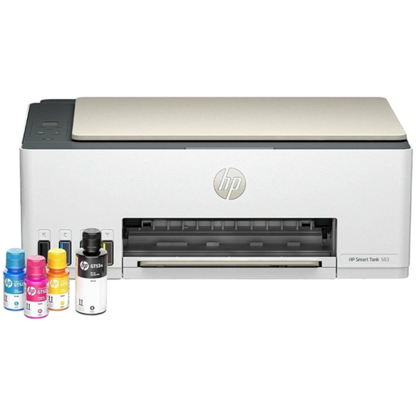 IMPRESORA HPINC/SMART TANK 583 MULTIFUNCION WIFI/12PPM/5PPM C/ TINTA GT52/GT53/PANT 1.2P