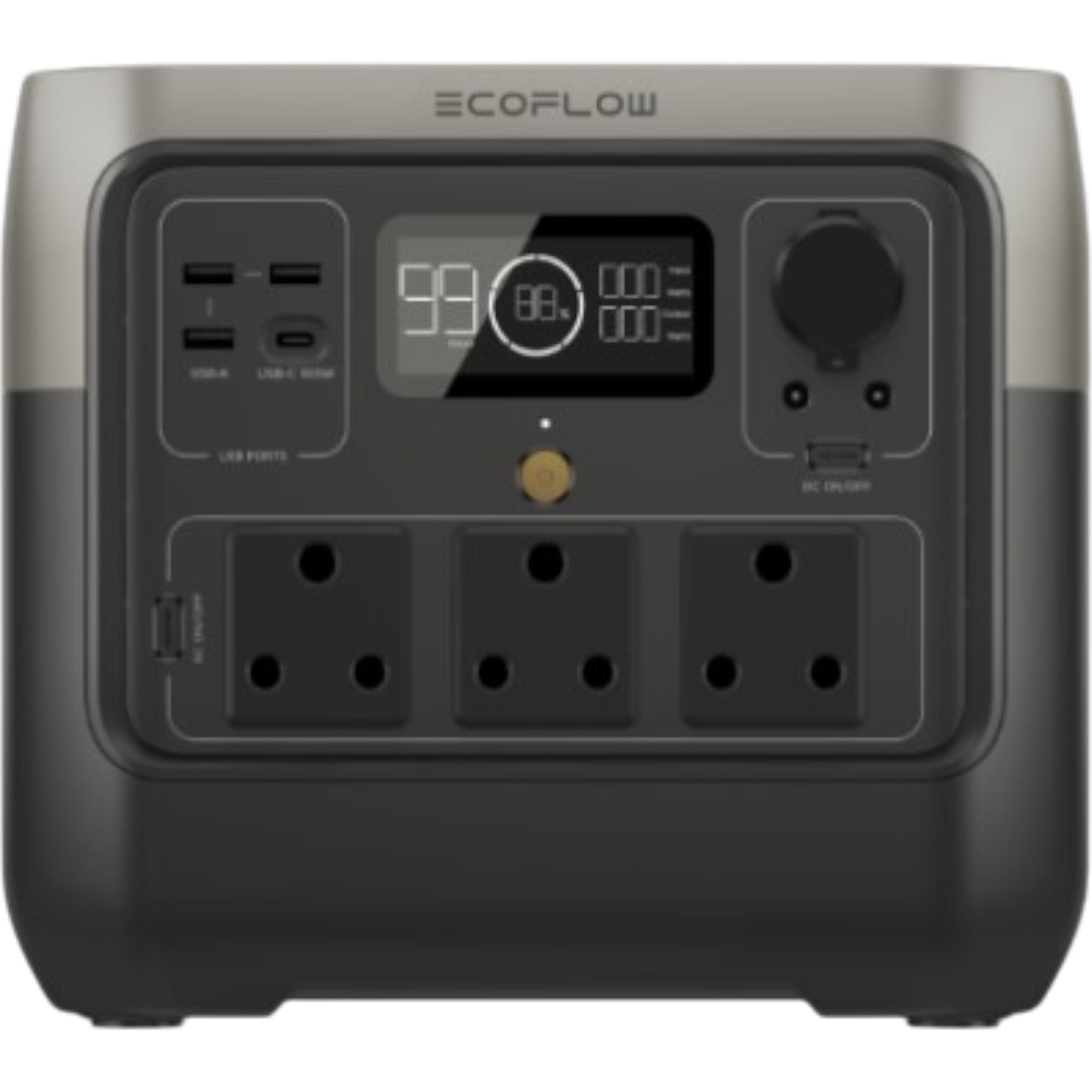 ECOFLOW RIVER 2 PRO STATION / 768WH / 4 SOCKETS / USB-A / USB-C / BAT. LITHIUM