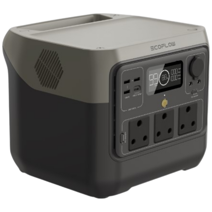ESTACION ECOFLOW RIVER 2 PRO / 768WH / 4 TOMAS / USB-A / USB-C / BAT. LITIO