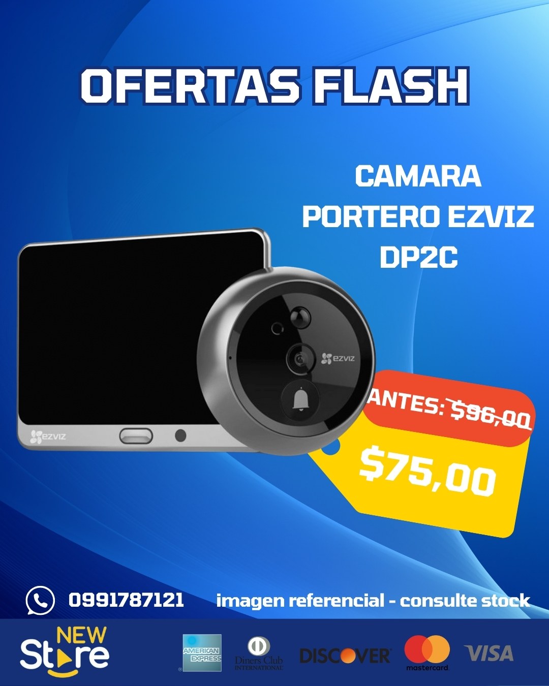 CAMARA PORTERO EZVIZ DP2C