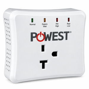 Protector de voltaje Powest AIRMATIC 220V para aire acondicionado hasta 36.000 BTU Blanco