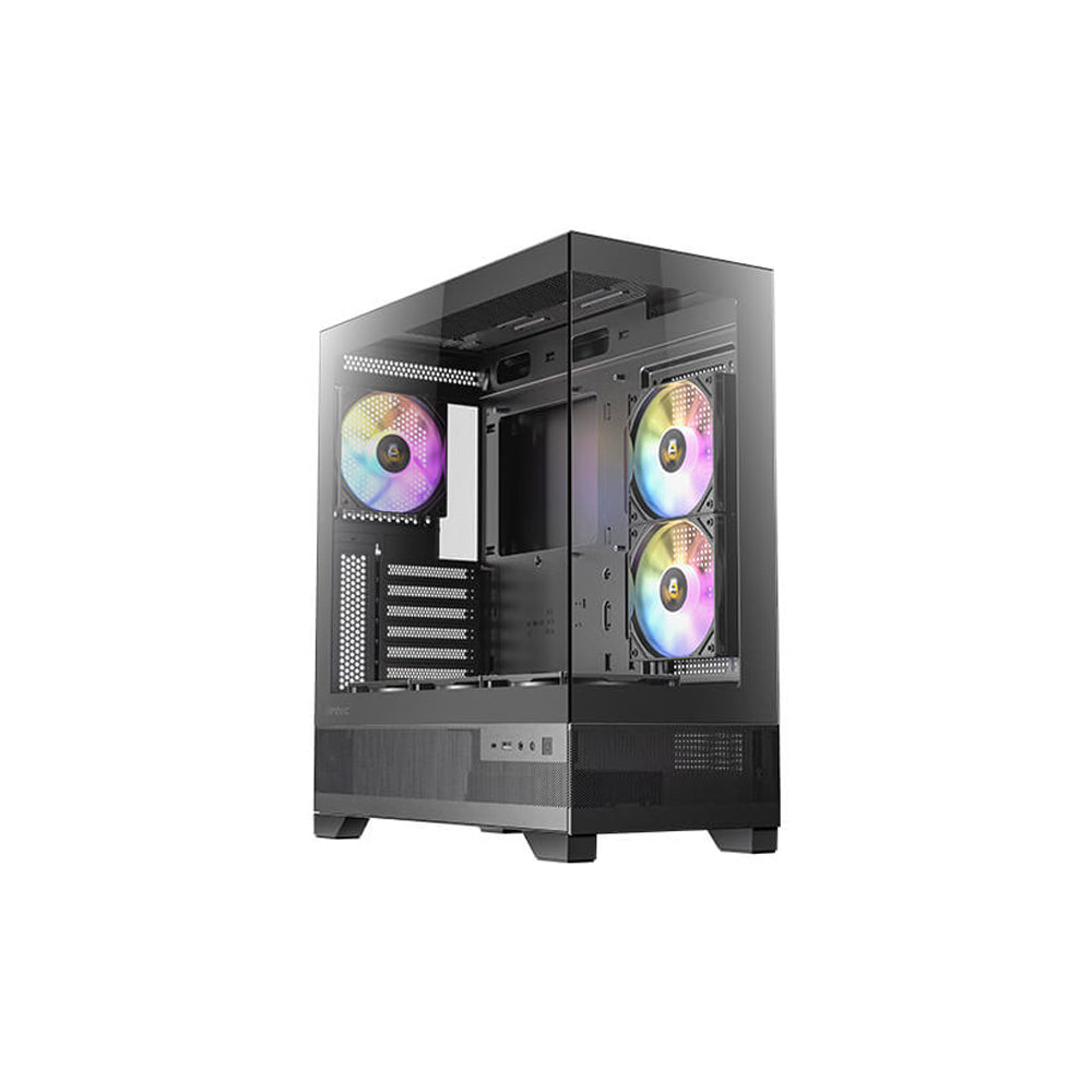 CASE ANTEC CX700 ELITE BLACK MID TOWER RGB 3X120MM PSU 2X120MM RIGHT SIDE 1X120MM REAR FIXED