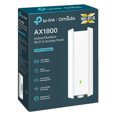ACCESS POINT TP-LINK INDOOR-OUTDOOR AX1800 WI.FI 6 EAP610