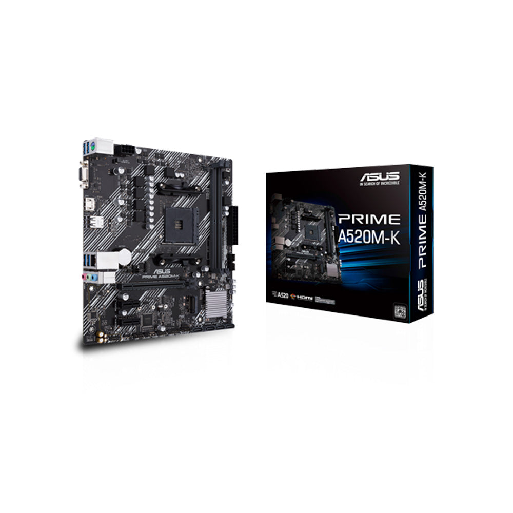 MAINBOARD ASUS PRIME A520M-K AM4 DDR4 M.2 HDMI MB