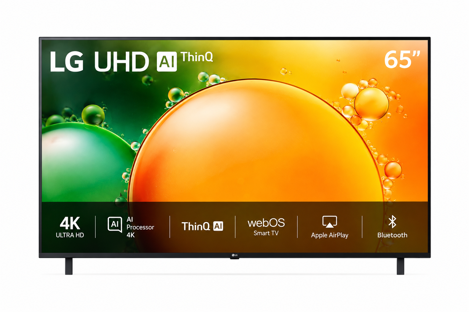 Televisor LG 65UA5550PSA 65" Smart TV 4K UHD | HDMI · USB · WiFi · Bluetooth · ThinQ AI · WebOS · Guayaquil