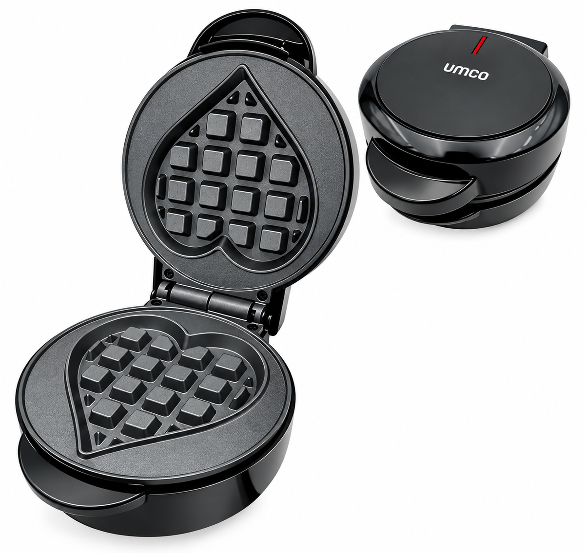 Mini Waflera Waffle Time Umco 580 W Negra