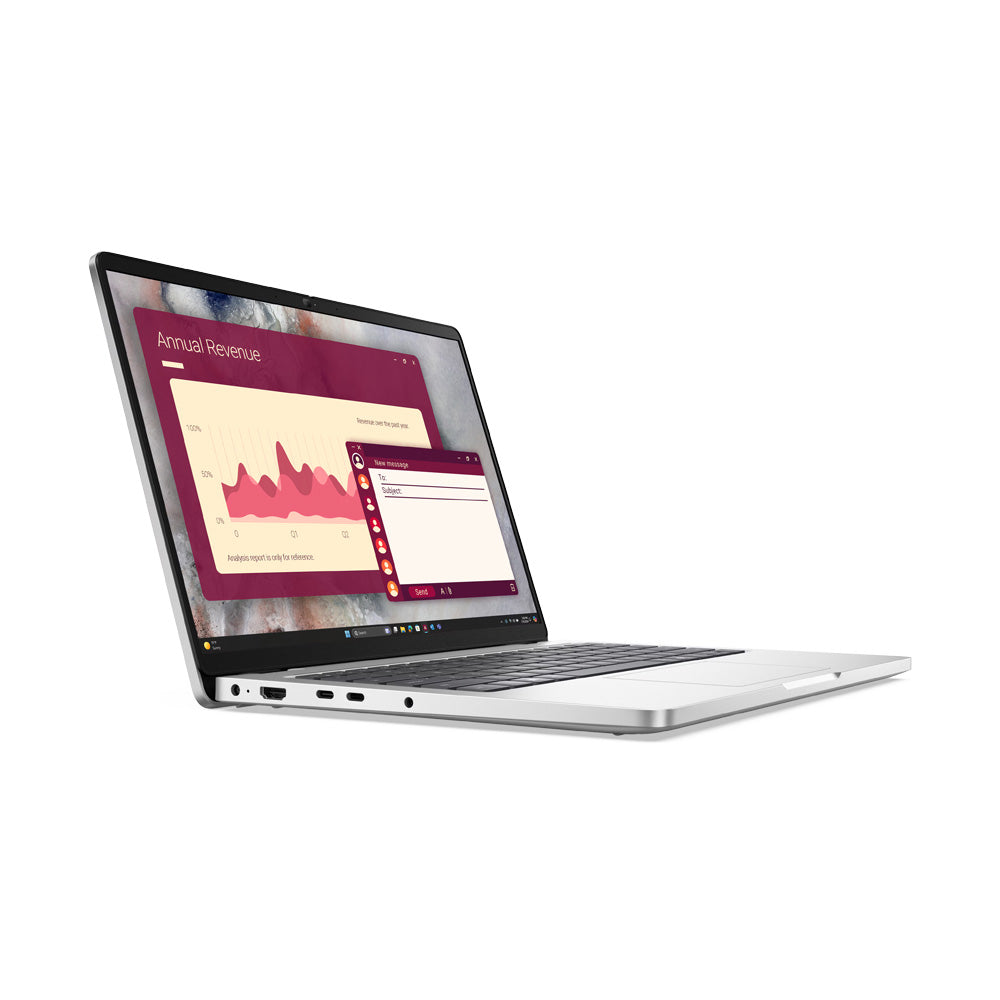 COMPUTADOR PORTATIL DELL PRO 14 2HWN3 SILVER 14PULG FHD ULTRA 7 255U 16GB DDR5 5600 512GB W11PRO 3Y