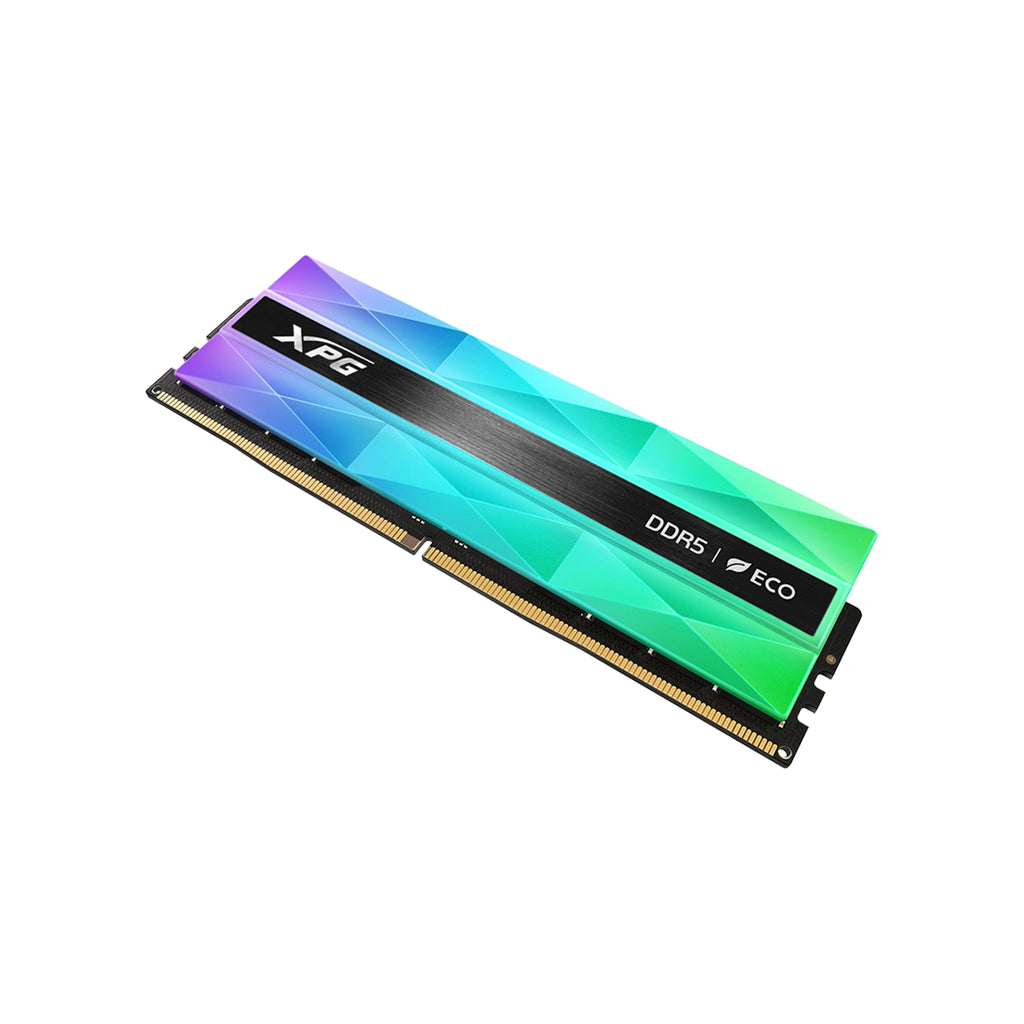 MEMORIAS RAM DIMM ADATA XPG LANCER NEON RGB 16GB 1X16 DDR5-6400MHZ 288PIN CL32 SILVER GRAY
