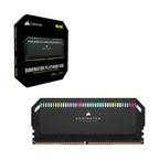 DIMM RAM CORSAIR DOMINATOR PLATINUM RGB 32GB (2X16GB) DDR5 6400MHZ C32 BLACK