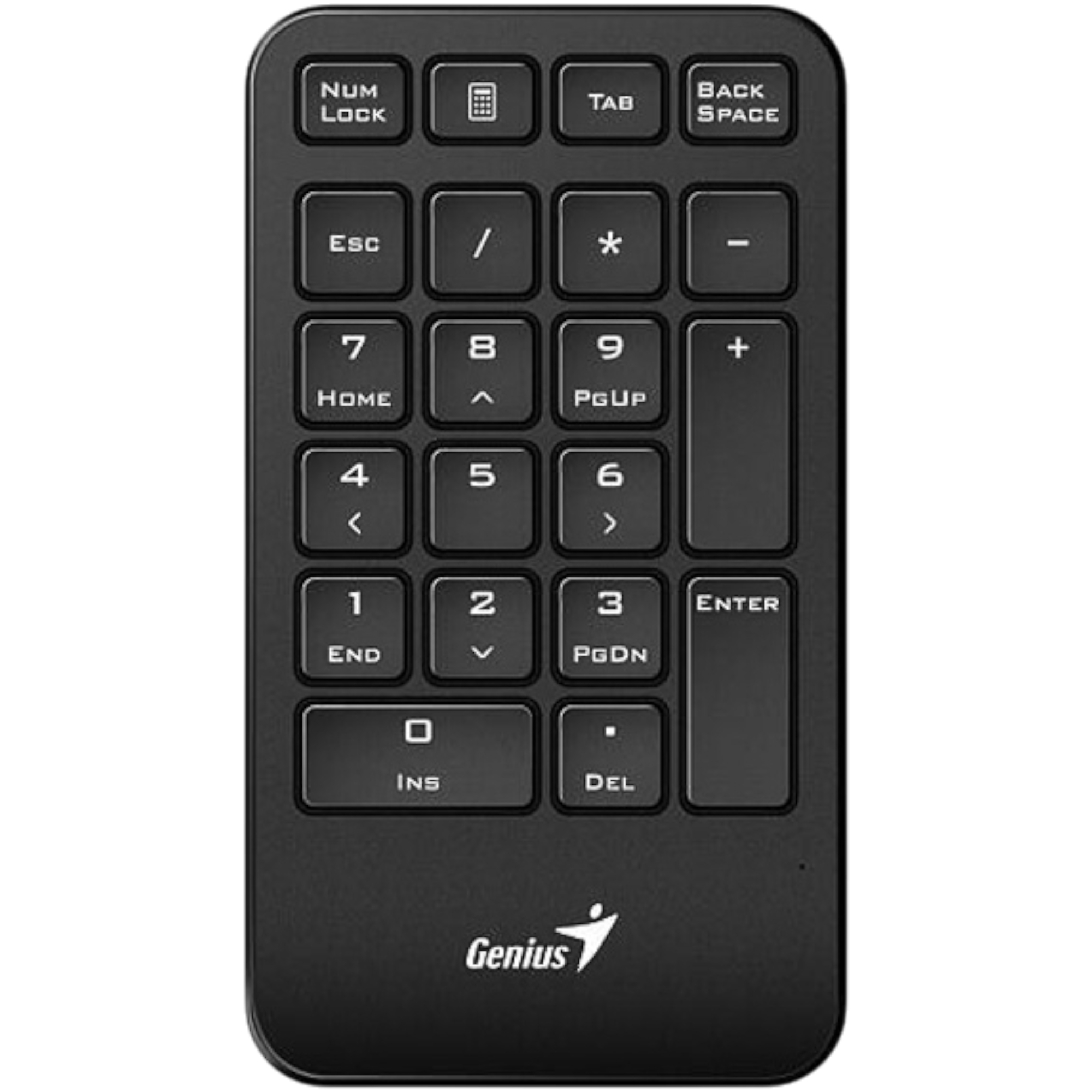 GENIUS NUMERIC KEYPAD 1000 WIRELESS / BLACK / ULTRA-THIN / SILENT / WIN 8/10 / MAC OS 10.
