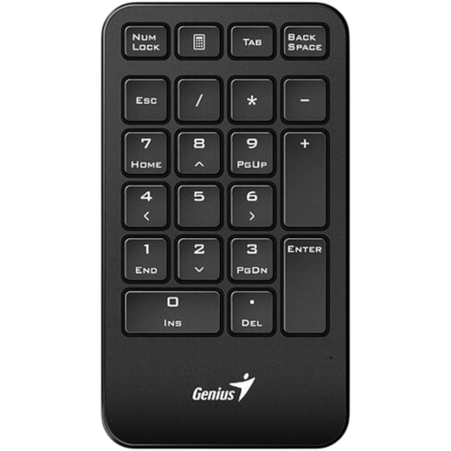 TECLADO GENIUS NUMERICO NUMPAD 1000 WIRELESS /NEGRO / ULTRADELGADO /SILENCIO /WIN 8/10 /MAC OS 10.