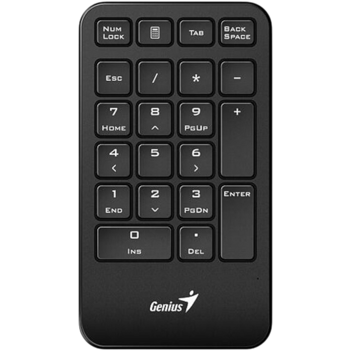 TECLADO GENIUS NUMERICO NUMPAD 1000 WIRELESS /NEGRO / ULTRADELGADO /SILENCIO /WIN 8/10 /MAC OS 10.