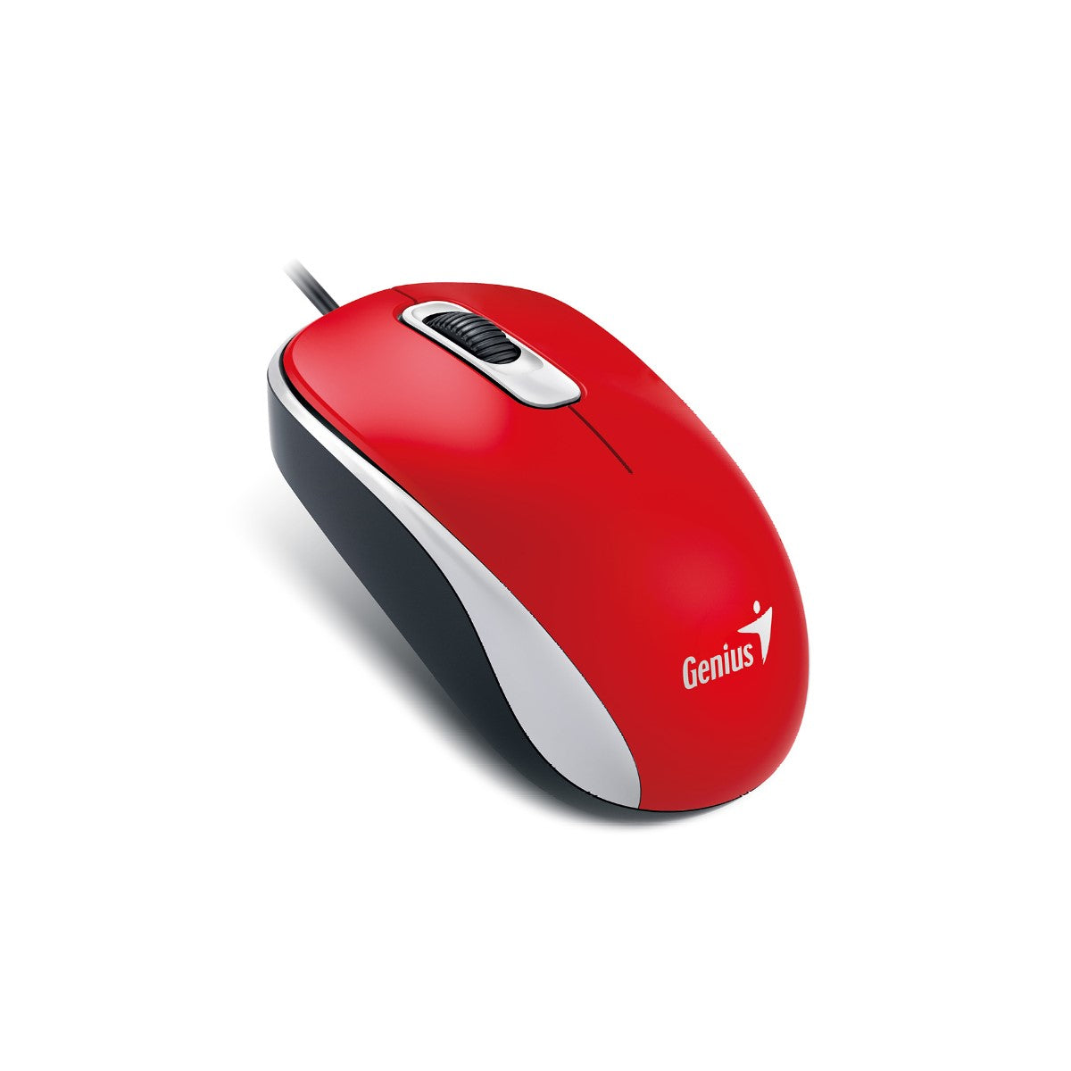 MOUSE USB GENIUS DX-110 ROJO/3 BOTONES/1000DPI/WINDOWS Y MAC