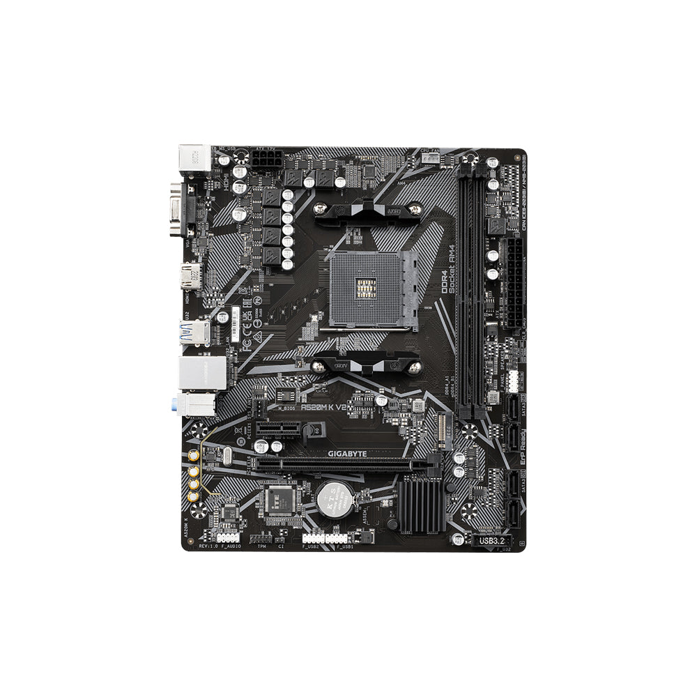 MAINBOARD/GIGABYTE A520M-K V2 MICRO ATX AM4 DDR4