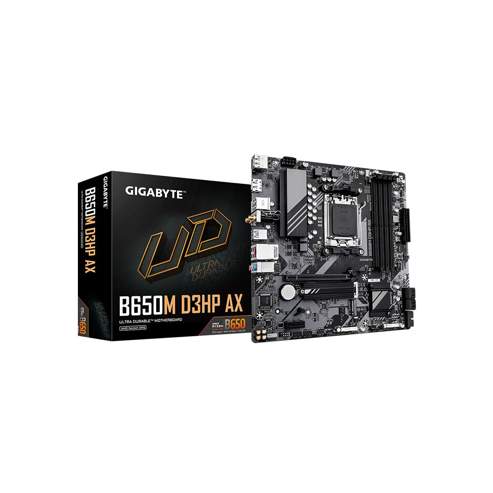 MAINBOARD/GIGABYTE B650M D3HP AX AMD AM5 AMD RYZEN 7000/8000/9000 SERIES PROCES