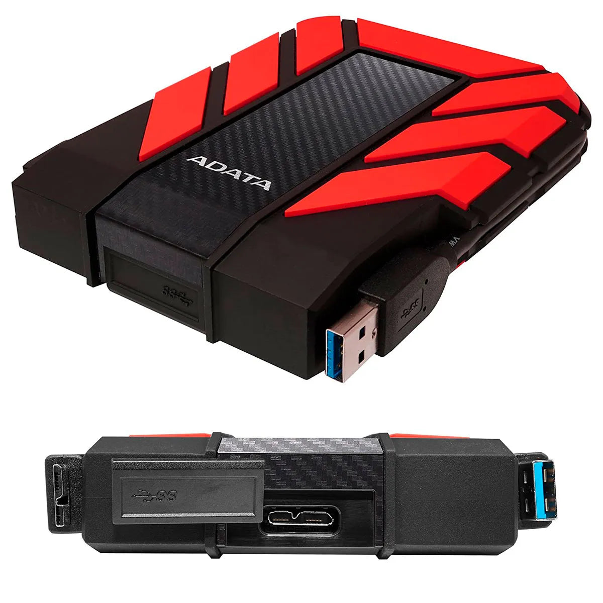 DISCO DURO EXTERNO ADATA 1TB HD710 USB 3.0 ANTISHOCK WATERRESIST ROJO