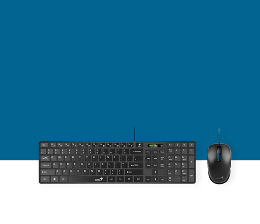 Combo Genius Teclado Y Mouse Slimstar C126