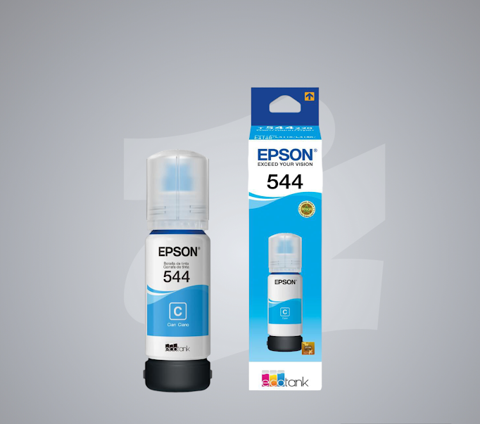Botella Epson T544 Cyan