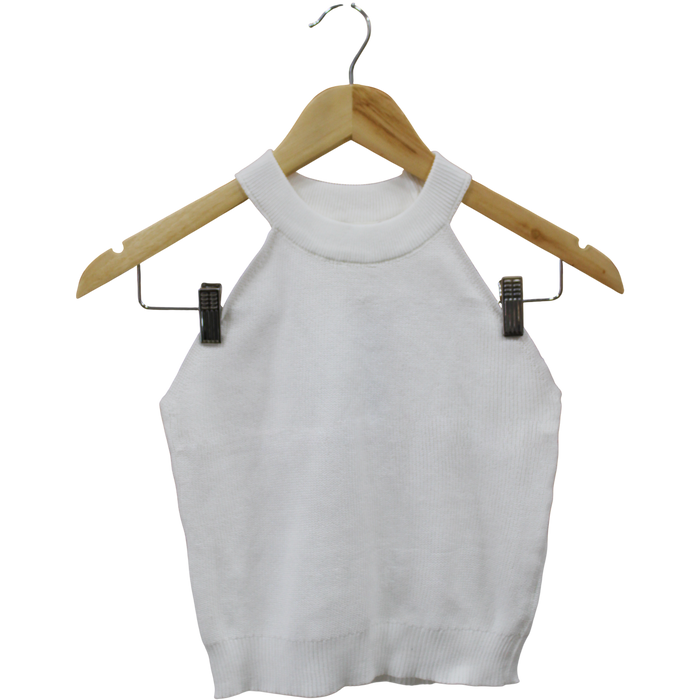 BLUSA SIN MANGAS HJKK BLANCA TALLA G